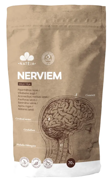 Produktas NATĒJA emocinei pusiausvyrai palaikyti biri arbata, 70 g Paveikslėlis