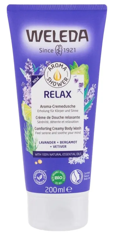 Produktas WELEDA su 100% natūraliais eteriniais aliejais dušo kremas, 200 ml Paveikslėlis