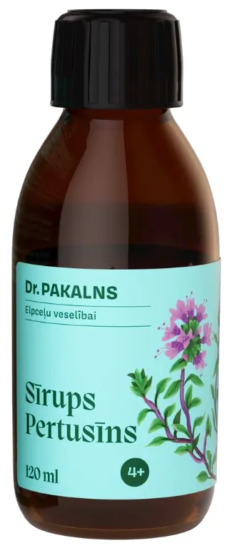 Produktas DR. PAKALNS Pertusin sirupas, 120 ml Paveikslėlis