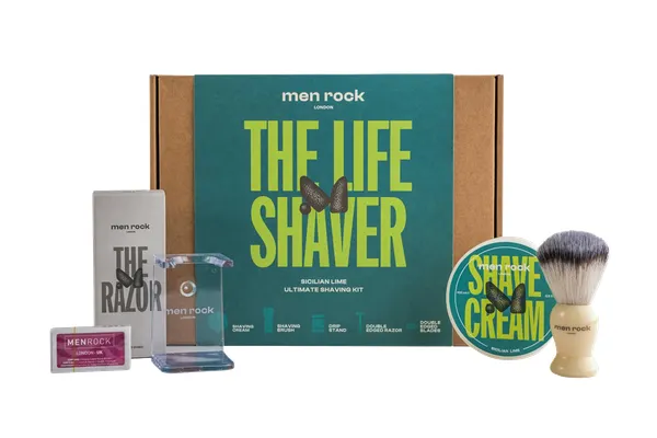 Produktas MEN ROCK Sicilian Lime, Ultimate Shaving rinkinys, 1 vnt. Paveikslėlis