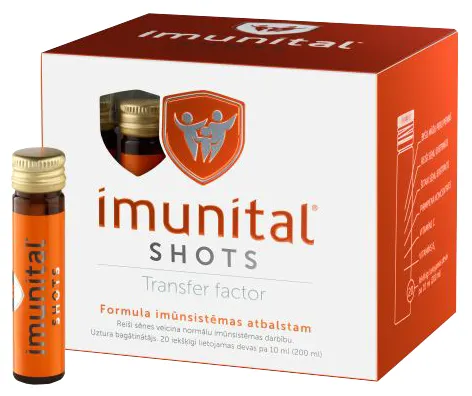 Produktas IMUNITAL SHOTS ampulės, 20 vnt. Paveikslėlis