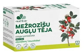 Produktas NATĒJA Erškėtuogių arbatos maišeliai, 24 vnt. Paveikslėlis