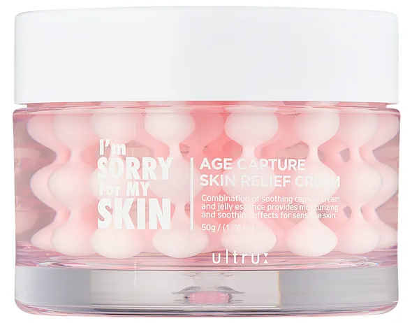 Produktas I'M SORRY FOR MY SKIN Age Capture Skin Relief raminantis ir drėkinantis veido kremas, 50 g Paveikslėlis