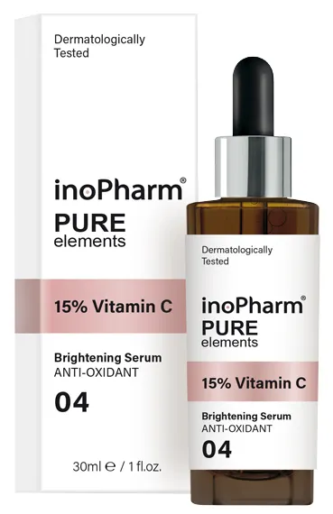 Produktas INOPHARM 15% Vitamin C serumas, 30 ml Paveikslėlis