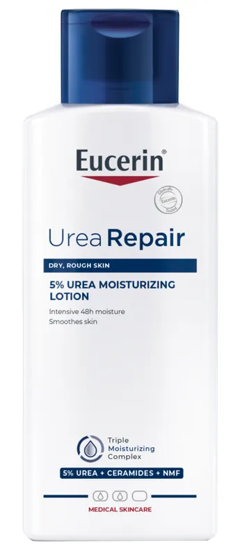 Produktas EUCERIN UreaRepair sausai odai su 5% šlapalo losjonas, 250 ml Paveikslėlis
