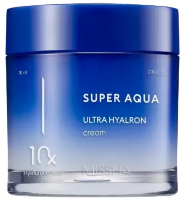 Produktas MISSHA Super Aqua Ultra Hyalron, drėkinantis veido kremas, 70 ml Paveikslėlis