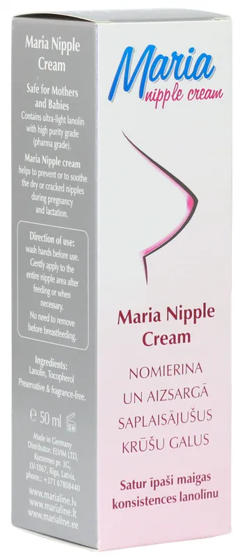 Produktas MARIA Nipple speneliams kremas, 50 ml Paveikslėlis