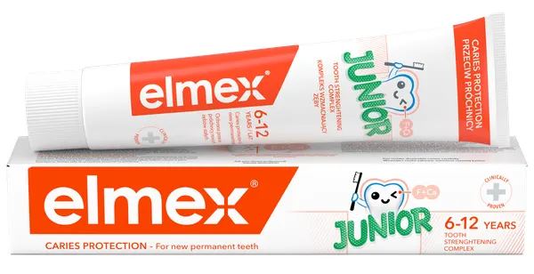 Produktas ELMEX Junior (6-12) dantų pasta, 75 ml Paveikslėlis