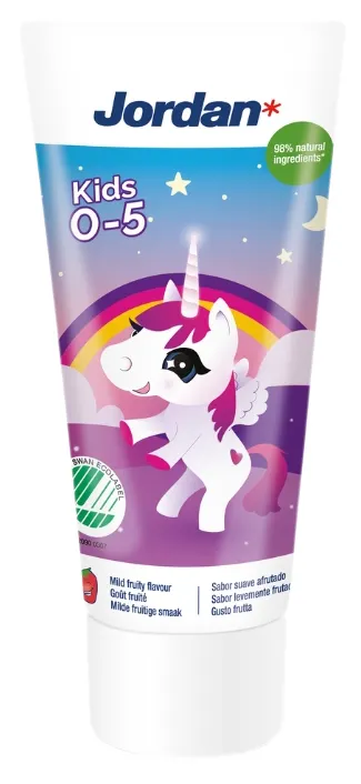 Produktas JORDAN Kids (0-5) dantų pasta, 50 ml Paveikslėlis