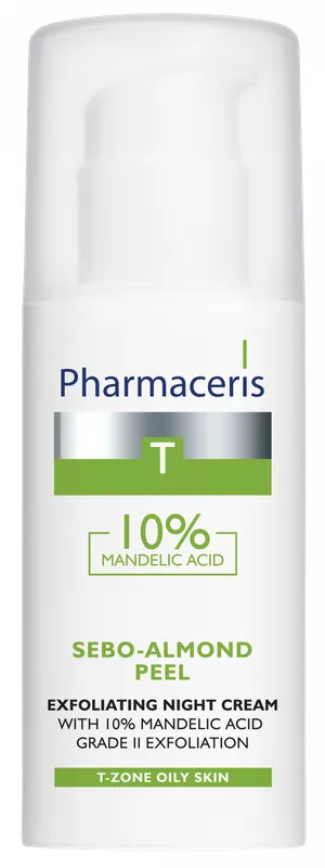 Produktas PHARMACERIS T Sebo-Almond Peel Night veido kremas, 50 ml Paveikslėlis