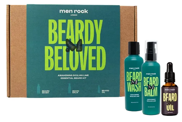 Produktas MEN ROCK Sicilian Lime, Beard Care rinkinys, 1 vnt. Paveikslėlis