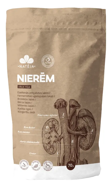 Produktas NATĒJA šlapimo takams biri arbata, 70 g Paveikslėlis