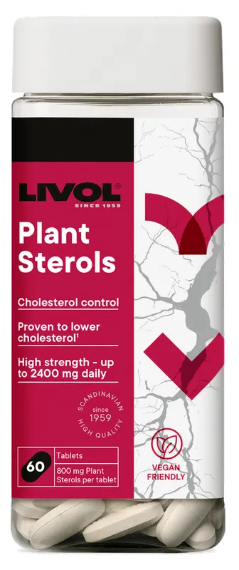 Produktas LIVOL  augalų steroliai tabletės, 60 vnt. Paveikslėlis