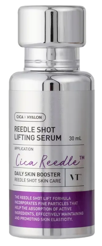 Produktas VT COSMETICS Reedle Shot Lifting,  su kolagenu, elastinu ir hialurono rūgštimi  serumas, 30 ml Paveikslėlis