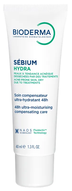 Produktas BIODERMA Sebium Hydra veido kremas, 40 ml Paveikslėlis