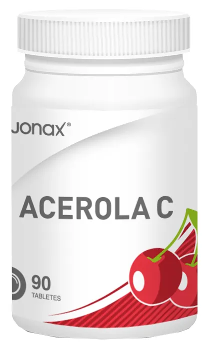 Produktas JONAX Acerola C tabletės, 90 vnt. Paveikslėlis