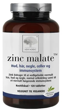 Produktas NEW NORDIC Cinko Malatas N120 tabletės, 120 vnt. Paveikslėlis