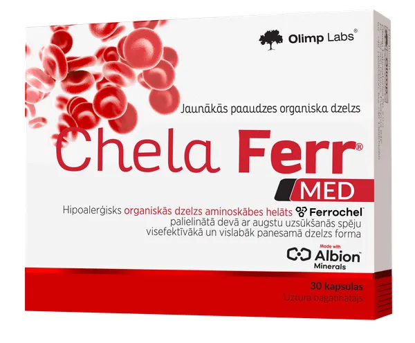Produktas OLIMP LABS Chela-Ferr Med+ kapsulės, 30 vnt. Paveikslėlis