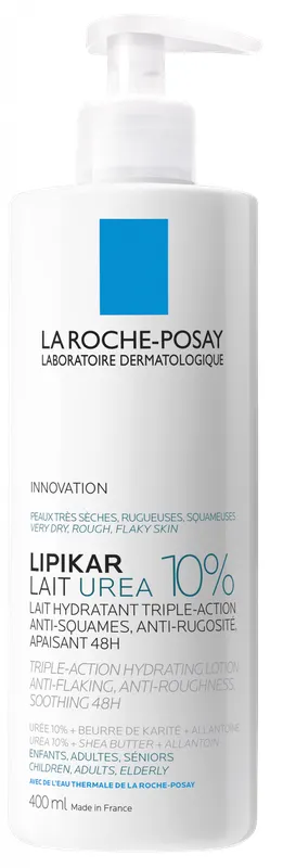 Produktas LA ROCHE-POSAY Lipikar Lait Urea 10% kūno losjonas, 400 ml Paveikslėlis