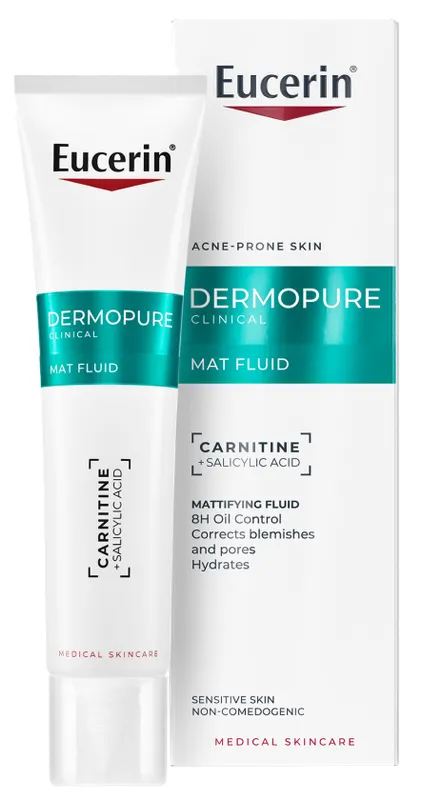 Produktas EUCERIN DermoPure Clinical Mat fluidas, 40 ml Paveikslėlis