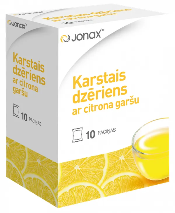 Produktas JONAX citrinos skonio karšti gėrimai, 10 vnt. Paveikslėlis