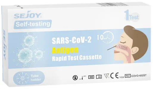 Produktas SEJOY  SARS-CoV-2 Antigen (iš nosies) testas, 1 vnt. Paveikslėlis