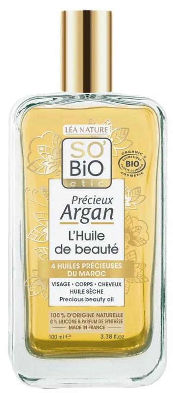 Produktas SO BIO ETIC odą ir plaukus maitinantis aliejus, 100 ml Paveikslėlis