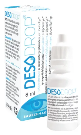 Produktas DESODROP DESODROP, akių lašai akių lašai, 8 ml Paveikslėlis