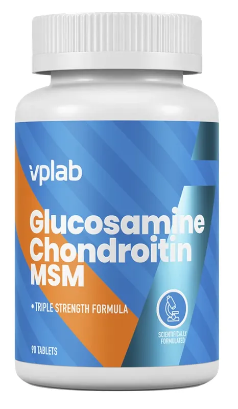Produktas VPLAB Glucosamine & Chondroitin & MSM tabletės, 90 vnt. Paveikslėlis