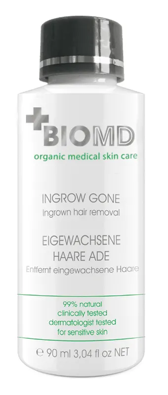 Produktas BIOMD Ingrow Gone užkertanti kelią įaugusių plaukelių susidarymui emulsija, 90 ml Paveikslėlis