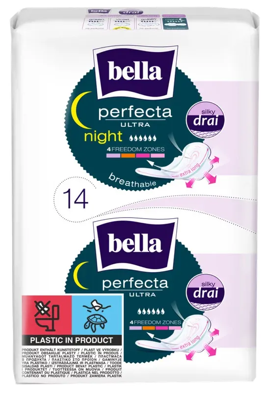 Produktas BELLA Perfecta Ultra Night higieniniai paketai, 14 vnt. Paveikslėlis