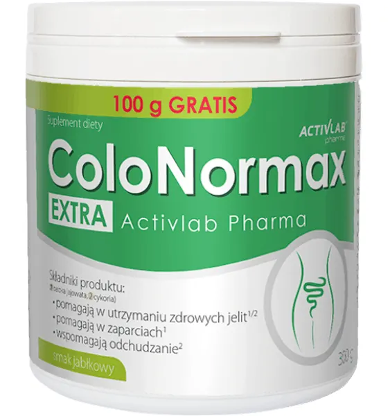 Produktas ACTIVLAB ColoNormax Extra Apple milteliai, 300 g Paveikslėlis