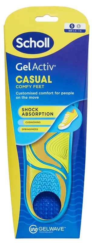 Produktas SCHOLL GelActiv (35,5-40,5 dydis) vidpadžiai, 1 pora Paveikslėlis