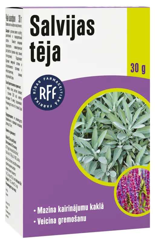 Produktas RFF šalavijų biri arbata, 30 g Paveikslėlis