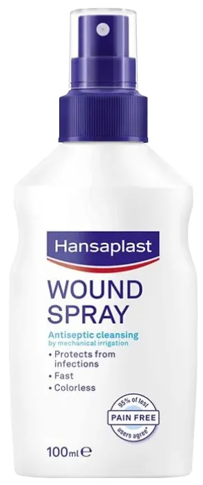 Produktas HANSAPLAST purškalas žaizdoms dulksna, 100 ml Paveikslėlis