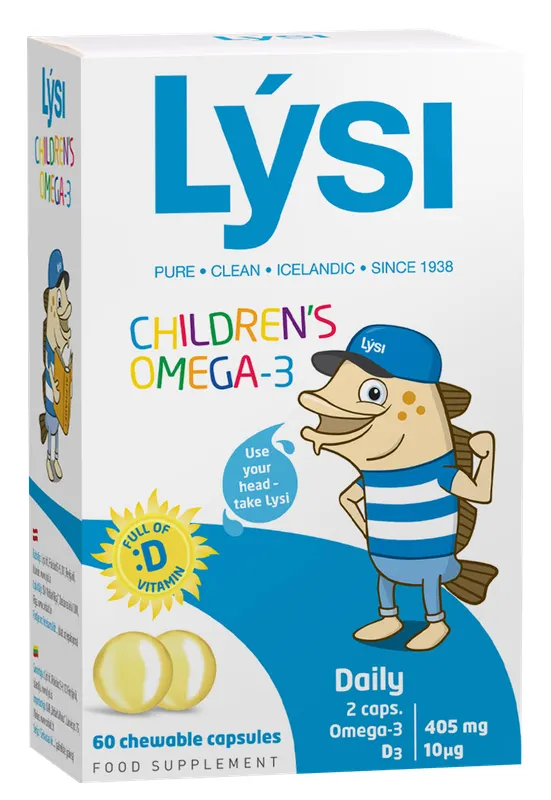 Produktas LYSI kapsulės, 60 vnt. Paveikslėlis