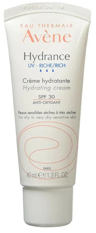 Produktas AVENE Hydrance UV Rich kremas, 40 ml Paveikslėlis