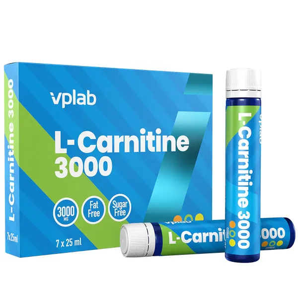 Produktas VPLAB L-Carnitine 3000 25ml buteliukai, 7 vnt. Paveikslėlis