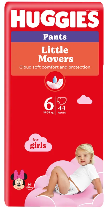 Produktas HUGGIES sauskelnės-kelnaitės, 44 vnt. Paveikslėlis