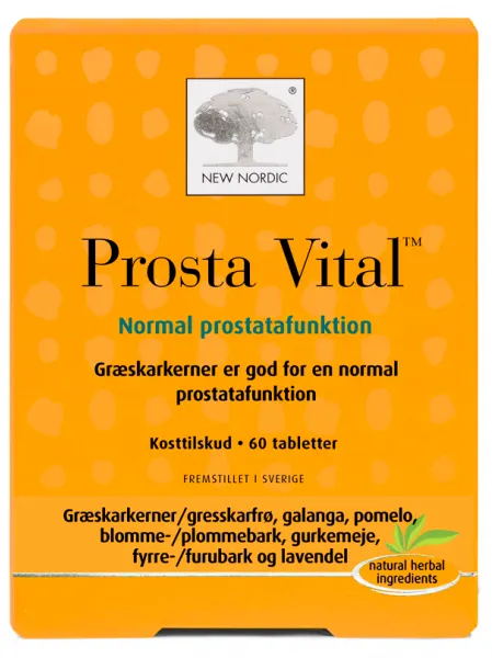 Produktas NEW NORDIC PROSTA VITAL tabletės, 60 vnt. Paveikslėlis