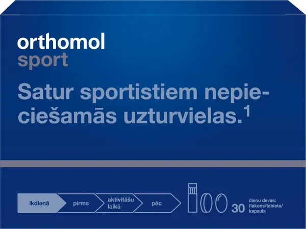 Produktas ORTHOMOL Sport dozė, 30 vnt. Paveikslėlis