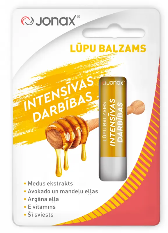 Produktas JONAX Medus – intensyvaus poveikio lūpų balzamas, 4.5 g Paveikslėlis