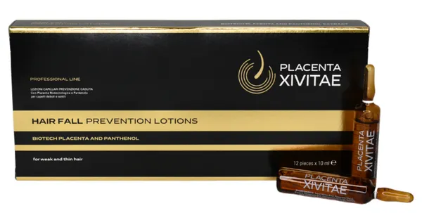 Produktas PLACENTA XIVITAE Su Placenta Nuo Plaukų Slinkimo 10 ml, losjonas, 12 vnt. Paveikslėlis