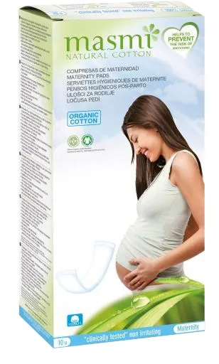 Produktas MASMI Organic Maternity higieniniai paketai, 10 vnt. Paveikslėlis