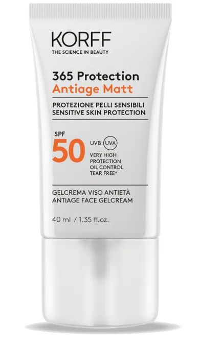 Produktas KORFF 365 Protection SPF50+ Antiage gelinis gelis-kremas, 40 ml Paveikslėlis