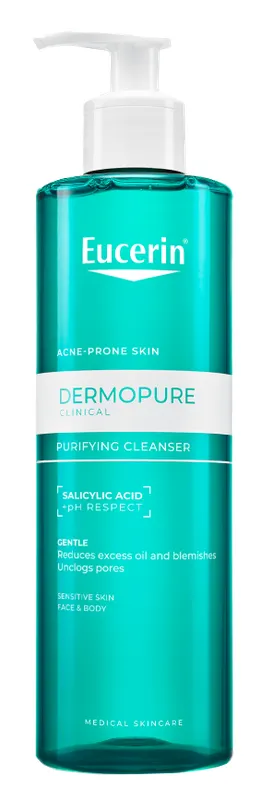 Produktas EUCERIN DermoPure Clinical Gentle valomasis gelis, 400 ml Paveikslėlis