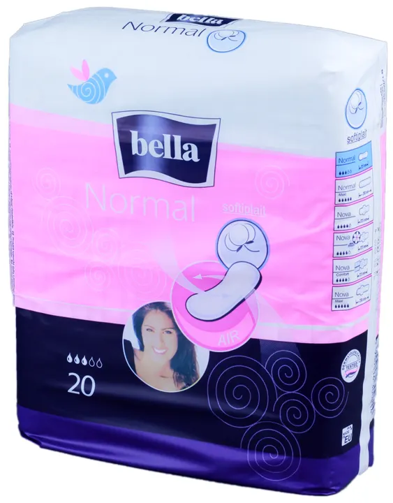 Produktas BELLA Normal White Soft higieniniai paketai, 20 vnt. Paveikslėlis