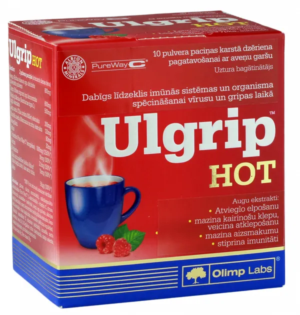 Produktas OLIMP LABS Ulgrip Hot milteliai, 10 vnt. Paveikslėlis